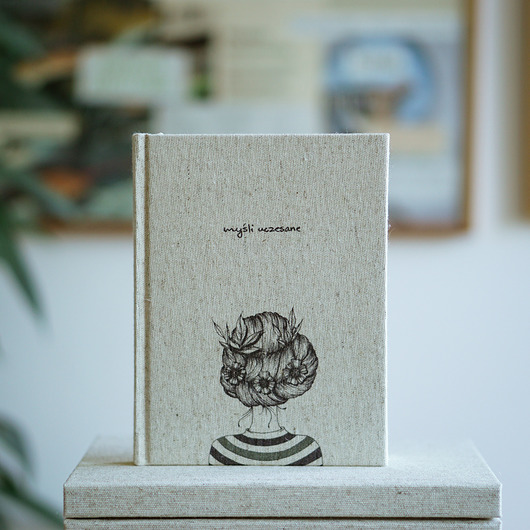 notatniki i albumy Notes B6 ręcznie oprawiany gładki