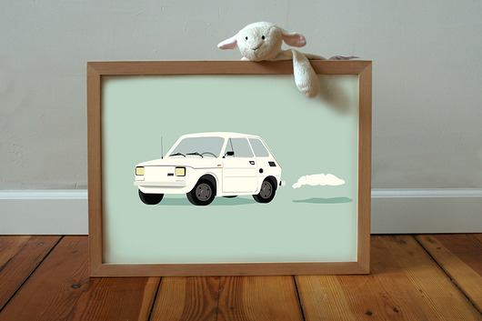 Fiat 126p Justyna Dybala