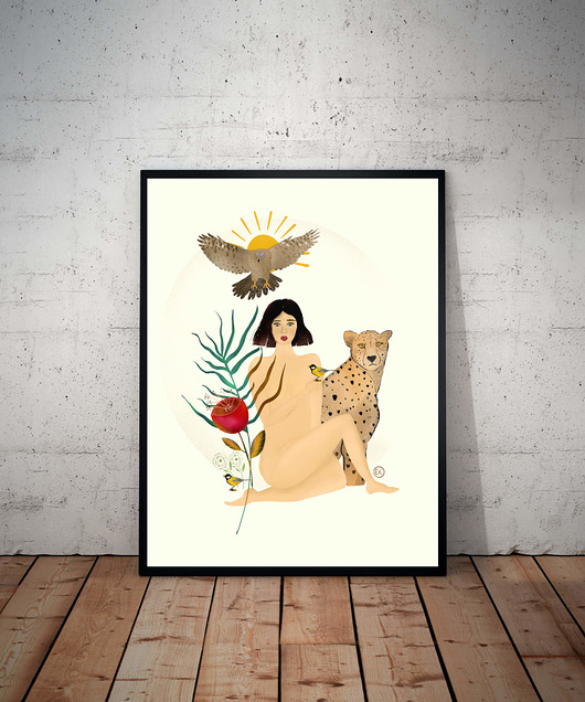 plakaty Plakat Wild girl