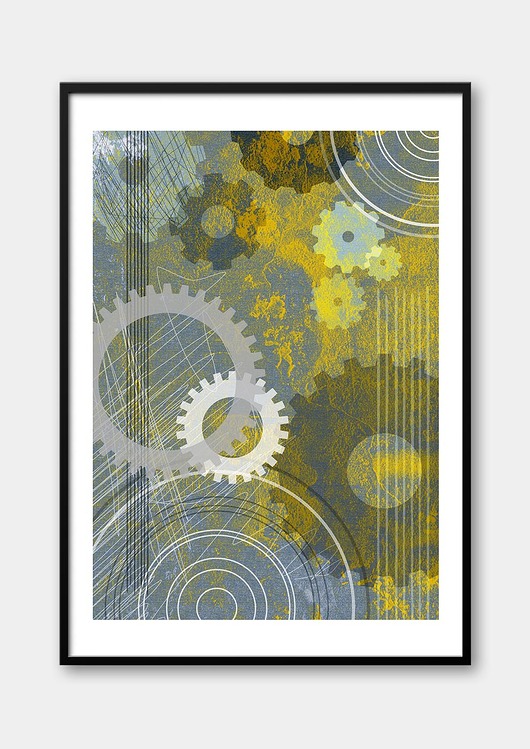 plakaty Plakat industrialny - Industrial no. 11 - z serii INDUSTRIAL