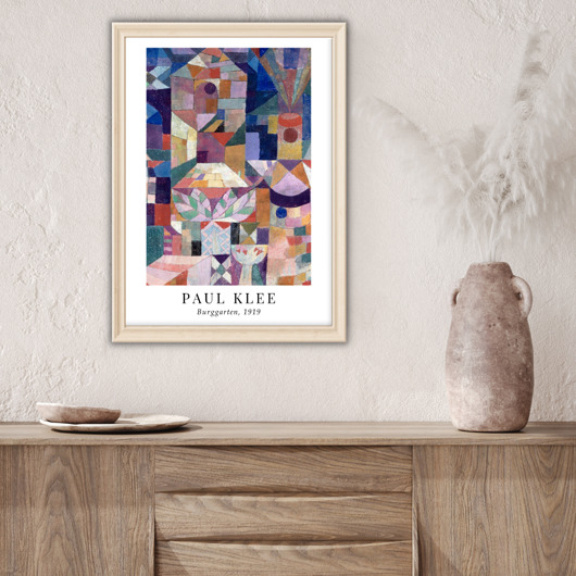 plakaty Plakat reprodukcja Paul Klee 'Burggarten'