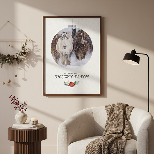 plakaty Plakat Snowy glow