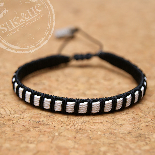 Strap - black/white SHEandHE
