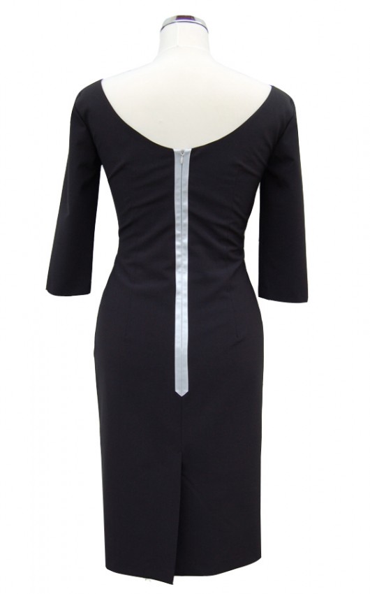 Pencil dress II 36 czarna Kasia Zapała