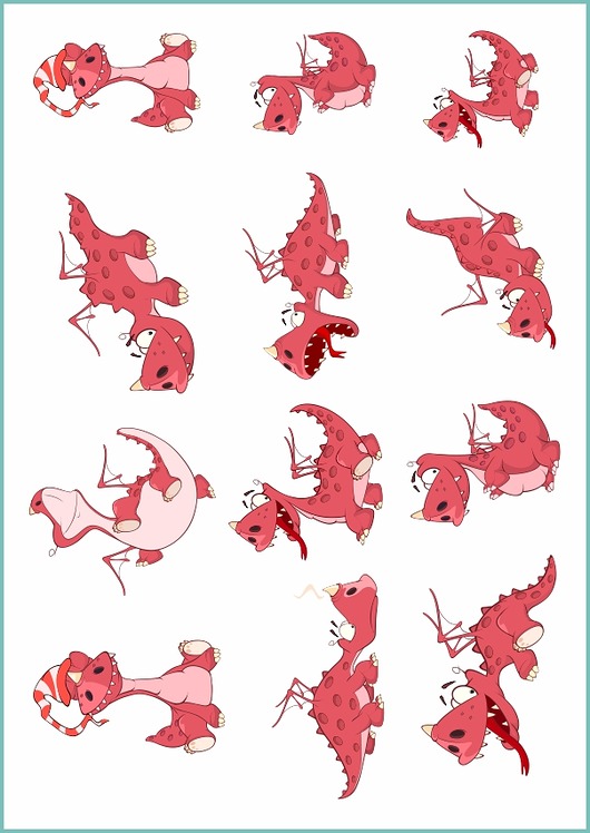 tatuaże zmywalne, tymczasowe Tatuaż tymczasowy "Pink dino"