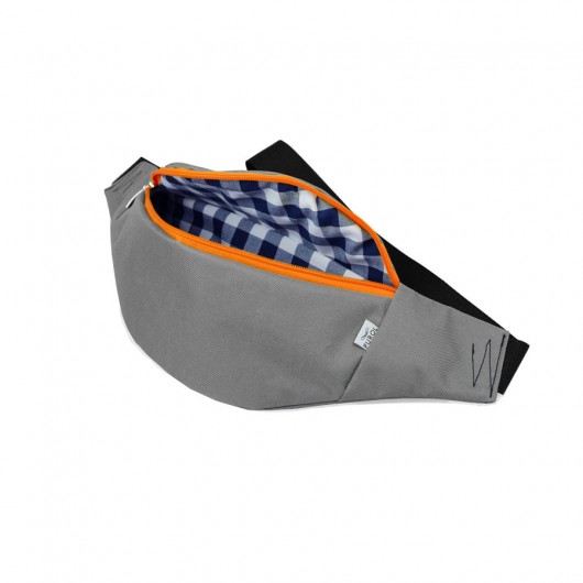 NERKA SASZETKA 01 pomaranczowy zamek purol design