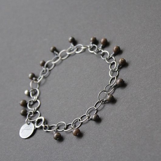 bransoletki z kamieni naturalnych Bransoletka Czekoladki