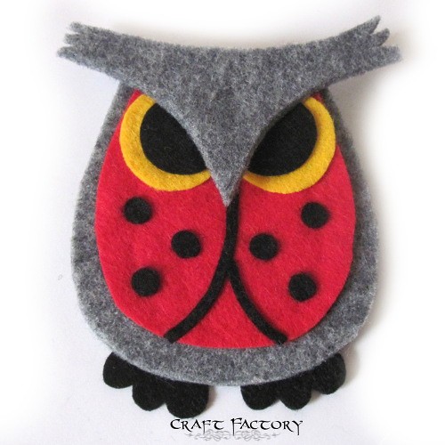 Owlastic Ladybug  - broszka Craft Factory