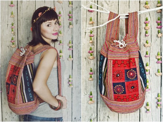 Plecak BOHO / ręcznie tkany / etno BOHO STREET WEAR