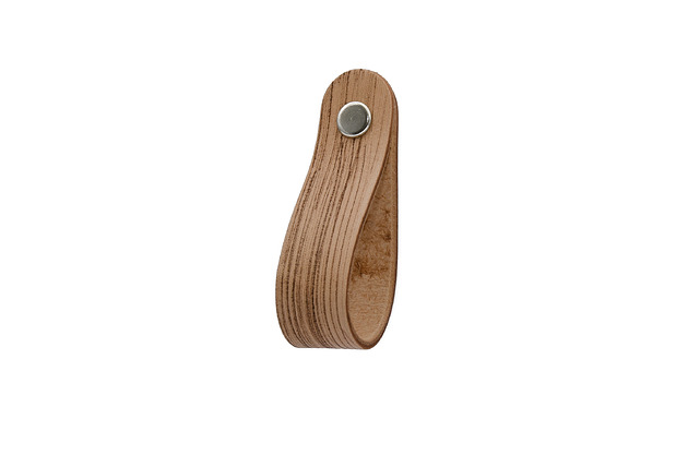 gałki do mebli Skórzany uchwyt meblowy COLORISO BRIAR WOOD