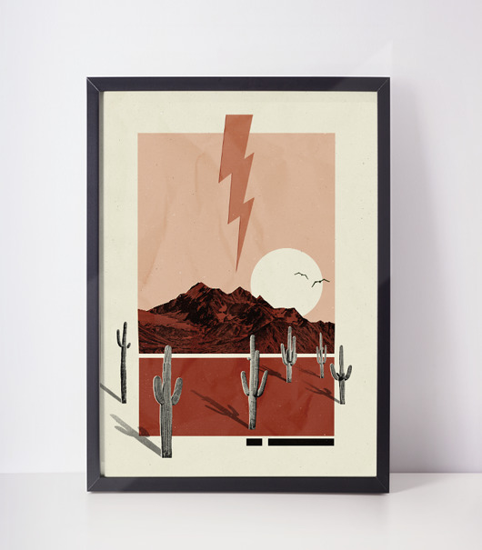 grafiki i ilustracje plakat  // riders on the storm // a3