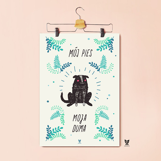 plakaty Plakat dla psiarzy - Mój pies, moja duma A3