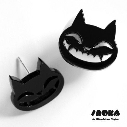 kolczyki - inne kot, Cat, Katze, 猫, gato na ucho 1