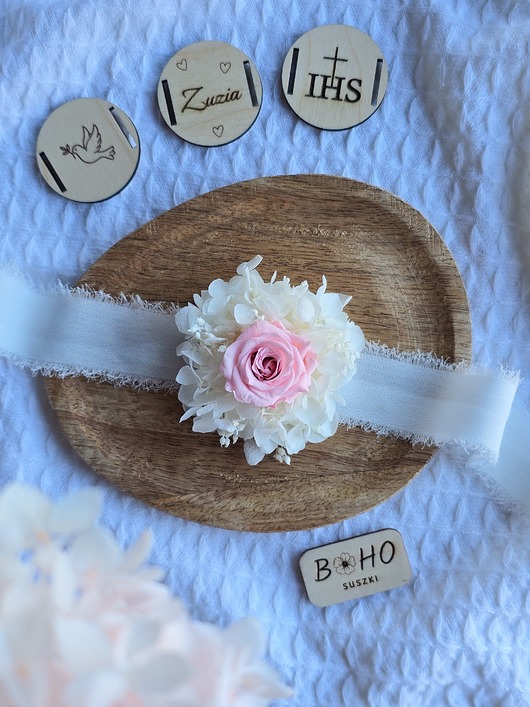 komunia - pozostałe Korsarz komunijny na rękę z grawerem - opaska komunijna z imieniem