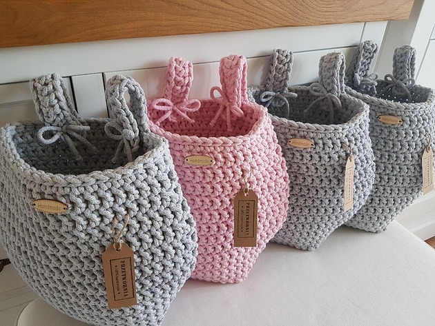 kosze do przechowywania Organizer na łóżeczko, kosz