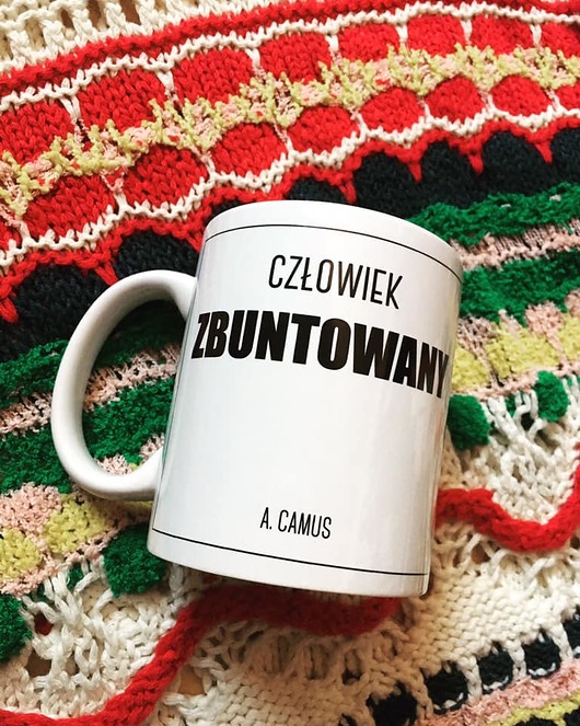 kubki Kubek "Człowiek zbuntowany", Albert Camus