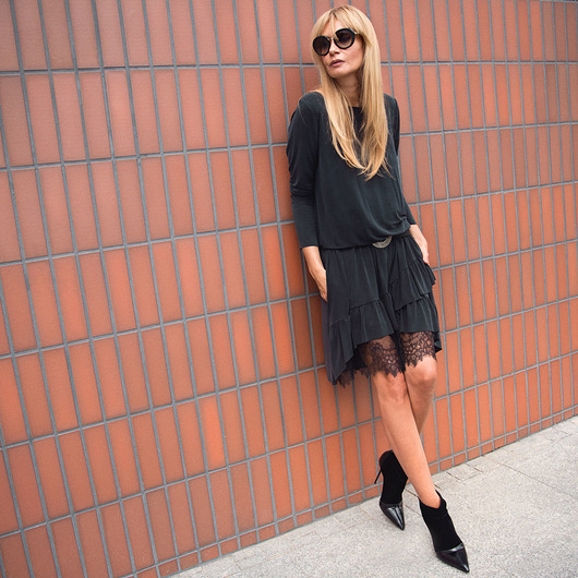 Sukienka cupro BlackSwan Candy Floss clothes
