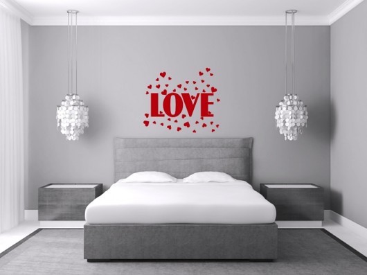 LOVE naklejka ścienna Tulis