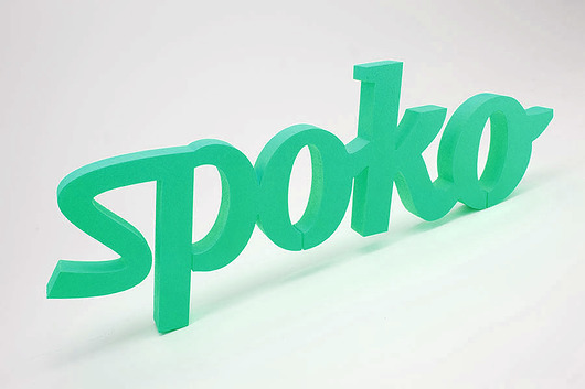 SPOKO - napis 3D, rozmiar 60x25cm Ledon