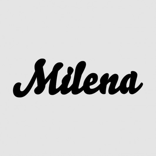 Napis Drewniany 3D MILENA LOVINA PRINTS