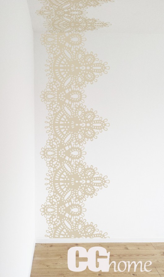 tapety i naklejki ścienne KORONKA na ścianę