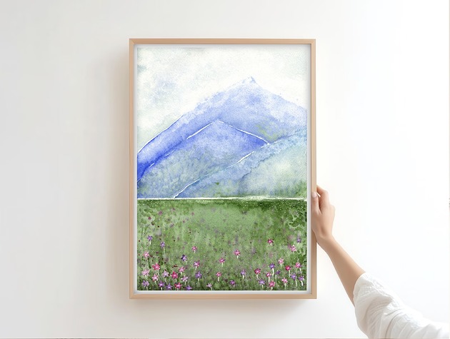 obrazy Oryginalna akwarela. Ptaki  A4