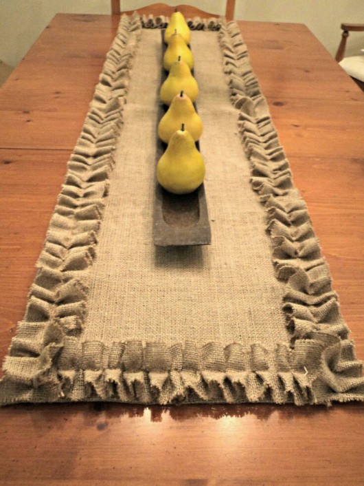 BIEŻNIK -natural burlap- dorota woytasiewicz