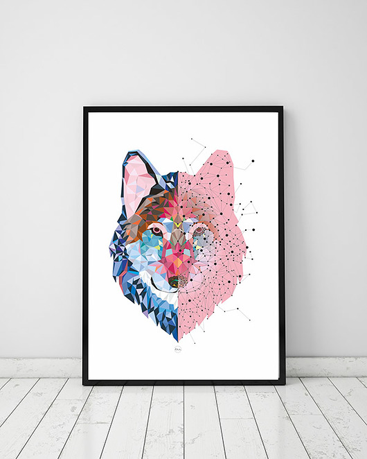 plakat. 50x70 cm - zamówienie Love Life and Forest