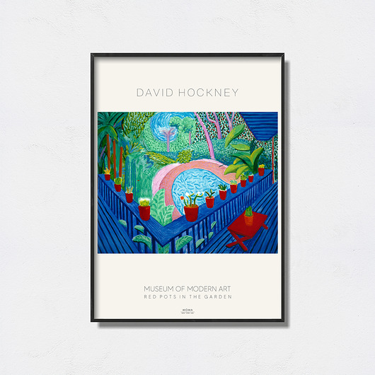 David Hockney Exhibition Poster Pas De LArt
