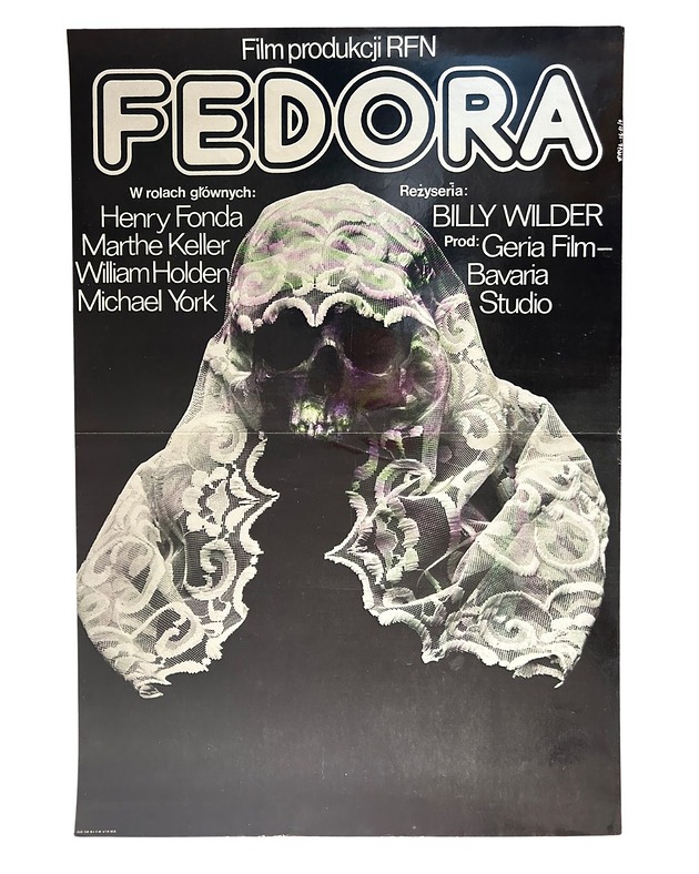 plakaty Oryginalny plakat filmowy Fedora 1979  Projekt: Jakub Erol