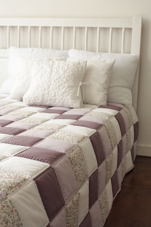 Narzuta patchwork dwustronna |hofa| patchwork house