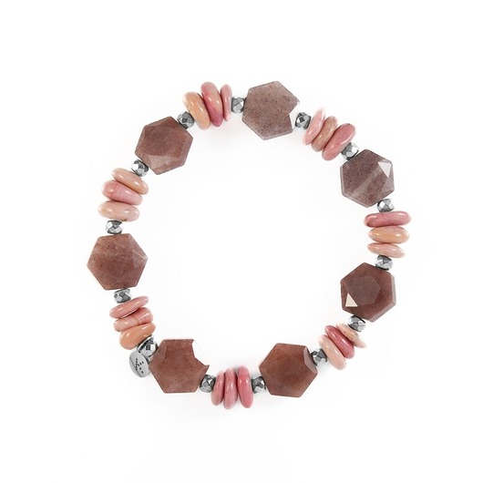 bransoletki z kamieni naturalnych Bransoletka z kamieni nowych możliwości - Wersja Srebrna