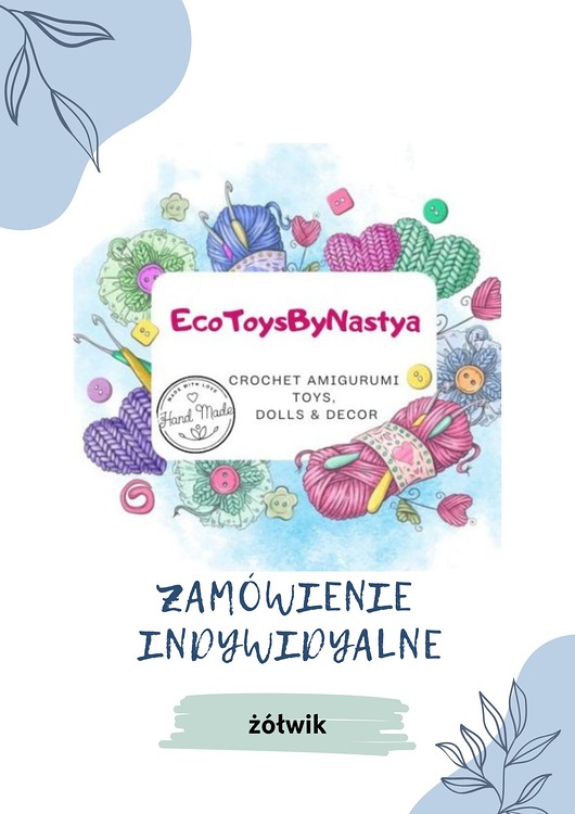 misie i maskotki Zamówienie indywidualne - żółwik