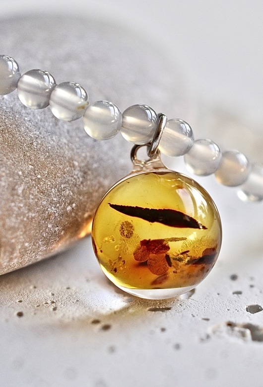 Bransoletka z energetycznym bursztynem Grol Jewellery