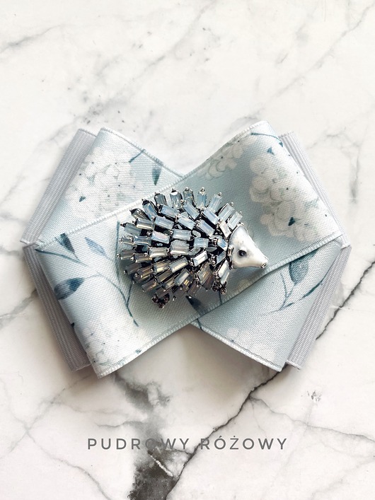 broszki Brosza z cudnym Jeżem z kryształków  New Jesień