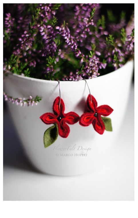 Carmine z oliwką FlowerFelt Design