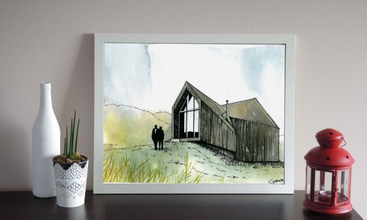 Dom w stylu skandynawskim MG Illustration