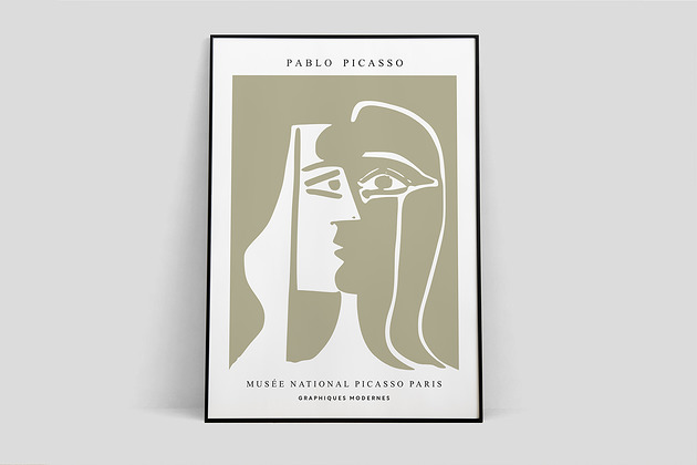 Pablo Picasso, inspiracja, plakat wystawowy Pas De LArt