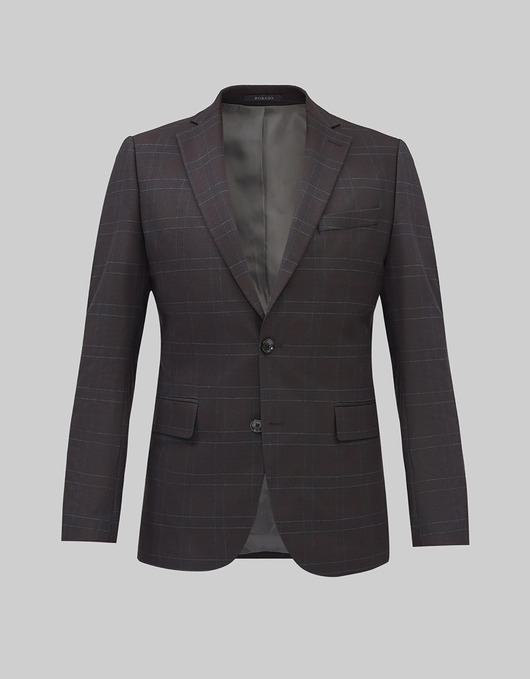 marynarki męskie Marynarka do zestawu monreale bordo slim fit