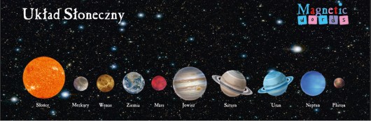 naklejki ścienne do pokoju dziecka magnetyczny Układ Słoneczny
