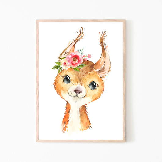 PLAKAT,OBRAZEK Animals nr.91 Dekoracjan