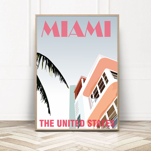 plakaty Plakat Miami