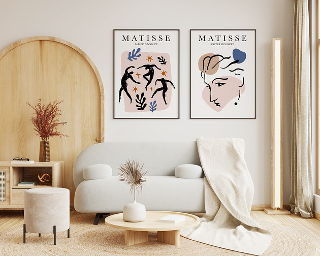 plakaty Plakat Dwupak Matisse Pink