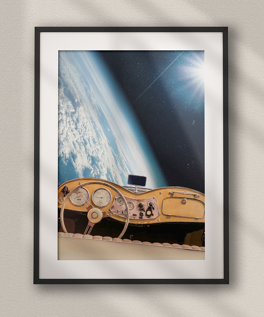 plakaty Plakat Wszechświat jest Twój - Kolaż Fine Art - Dekoracja Ścienna Do Salonu