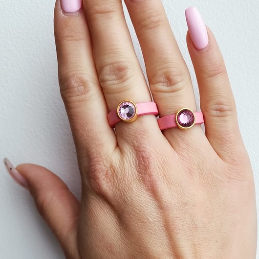 pierścionki - różne Pierścionek Pink Love