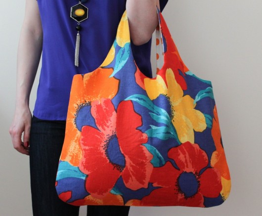 Eko torba na zakupy POPPIES & CO longredthread