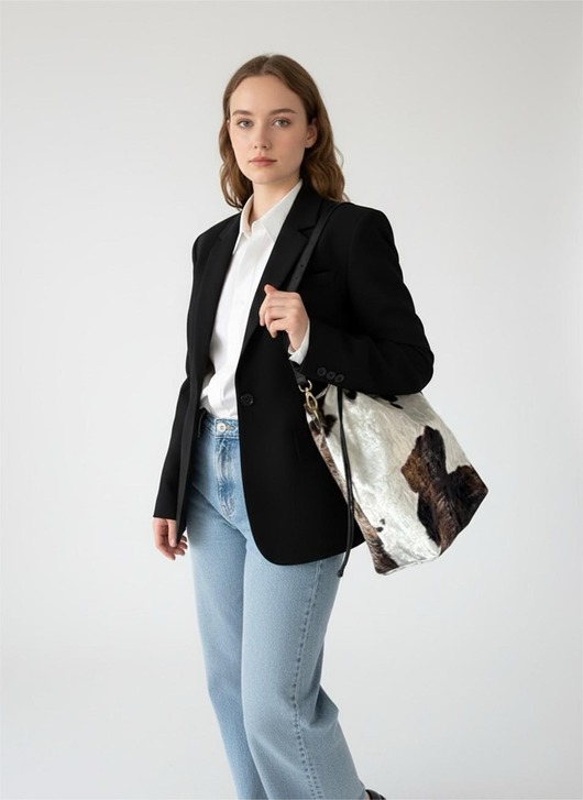 torby na ramię Torebka Brown Cow