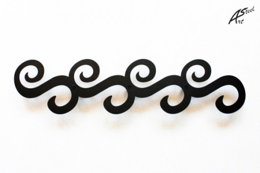Wieszak Ubrania Wzór Scribble Dekoracja Design ArtSteel