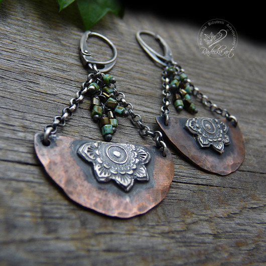 Copper,Mandala & Toho Radecka art