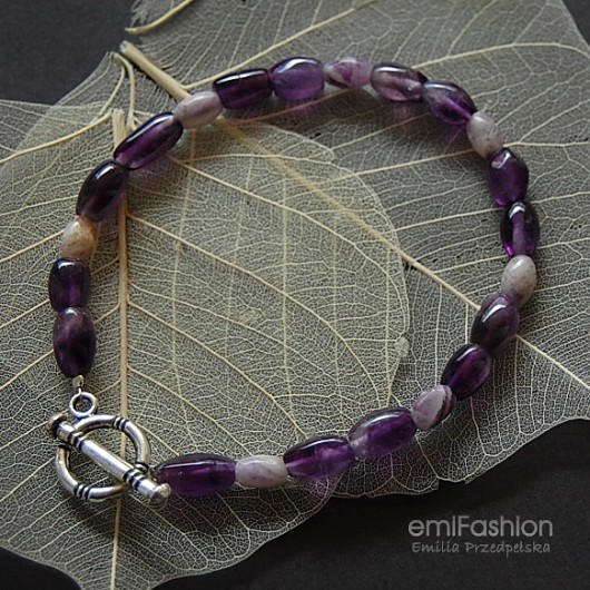 Ametyst i Czaroit MAREMI Jewelry